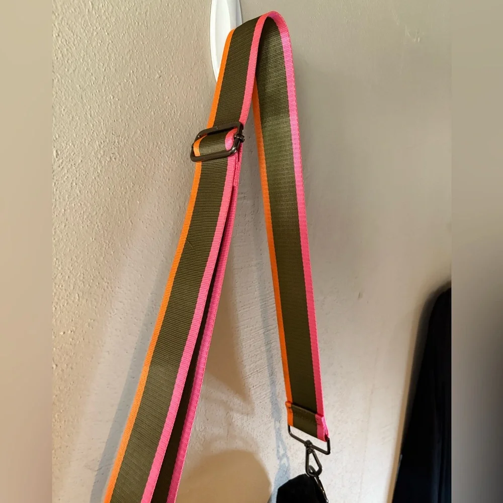 Haute Shore Neoprene Crossbody Bag Full size with Top and Front Zipper entries - Picture 2 of 7